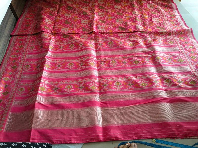 Pink Patola Saree
