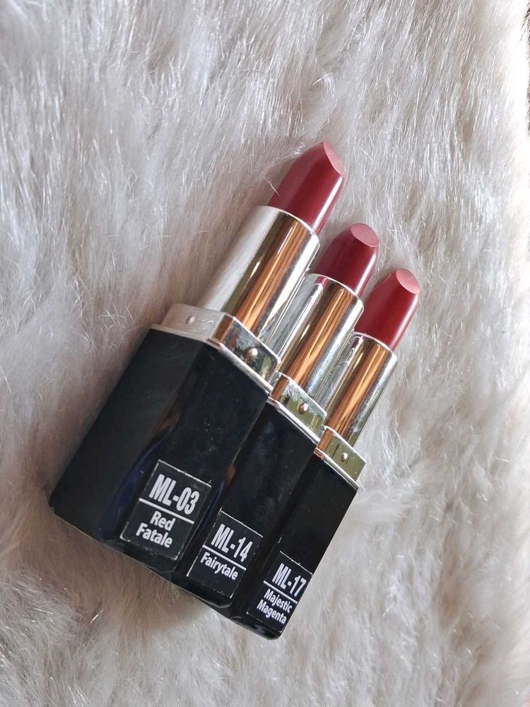 Moist Matte Lip Colour ( Pack Of 3 )