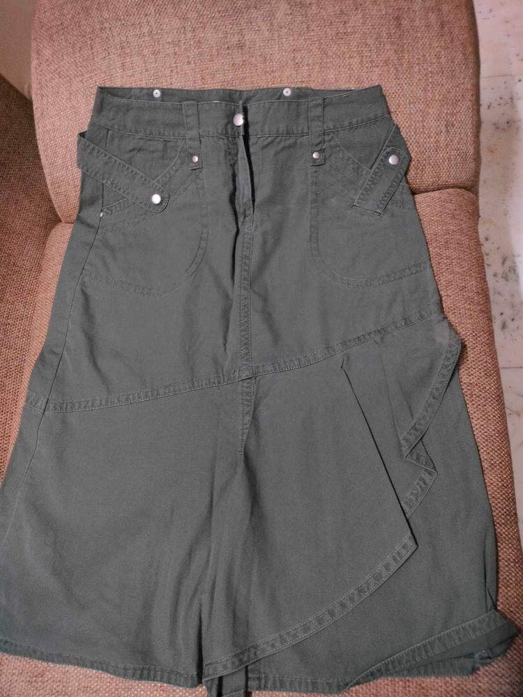 Olive Green Skort