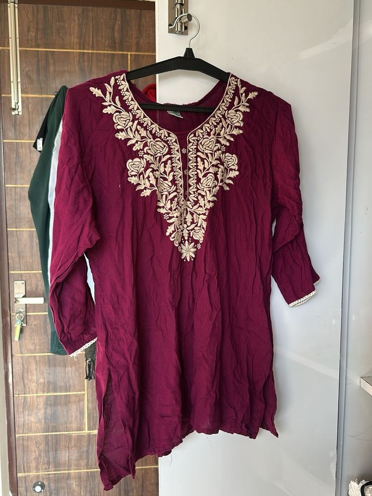 Elegant Embroidered Kurta
