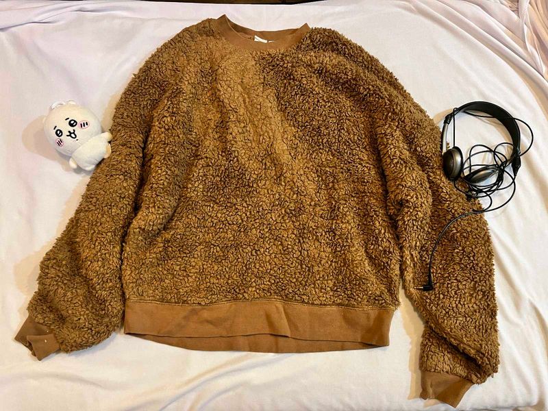 Fur Fleece Pullover Hoodie