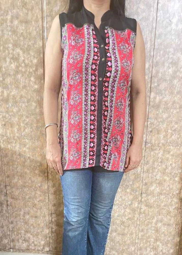 Floral Sleeveless Top