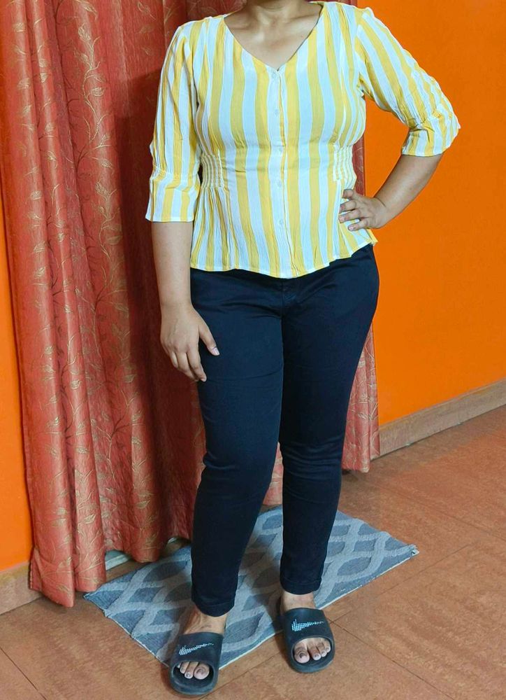 DNMX Stylish Striped Top