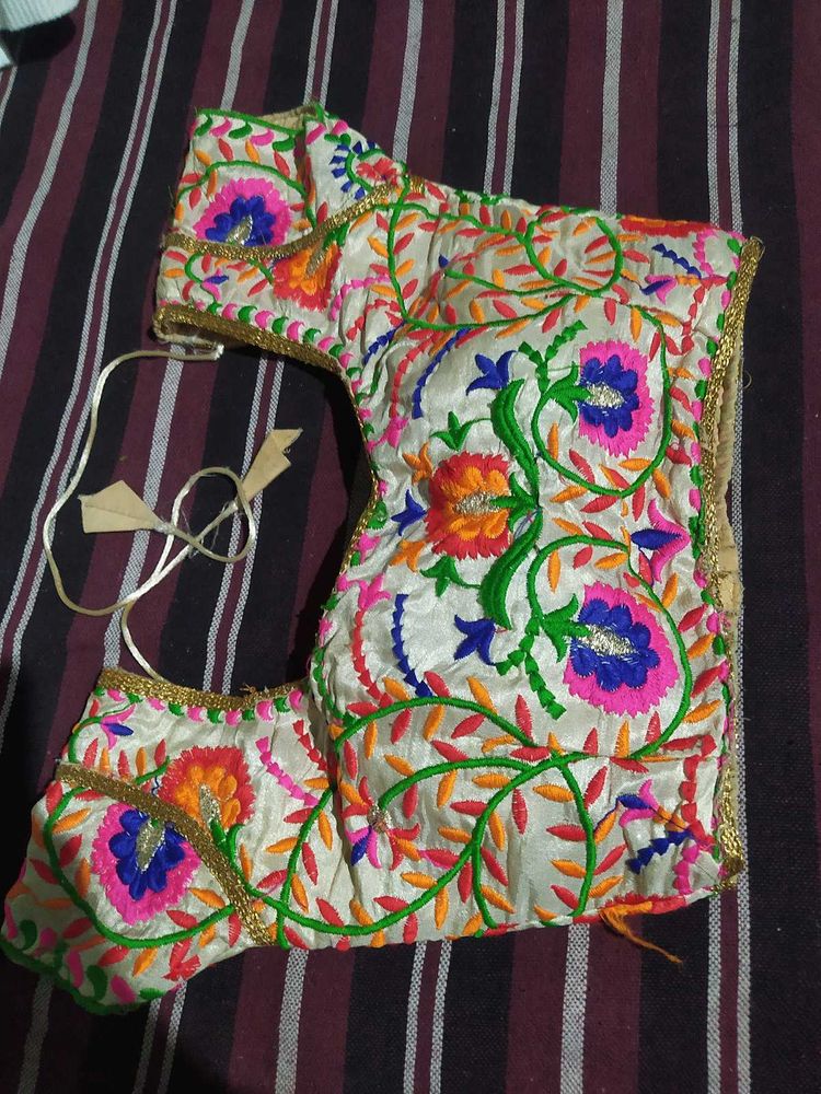 Embroidered Multi Colour  Blouse