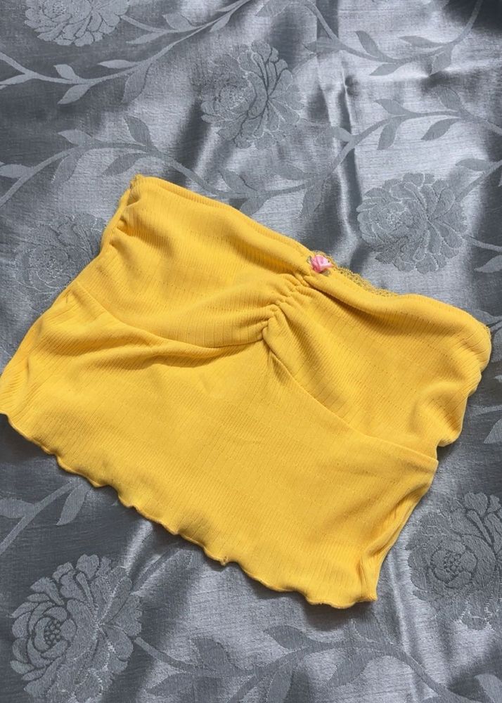 Yellow Tube Top