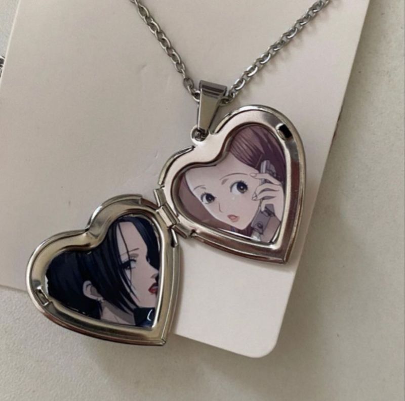 Vintage Photo Heart Necklace