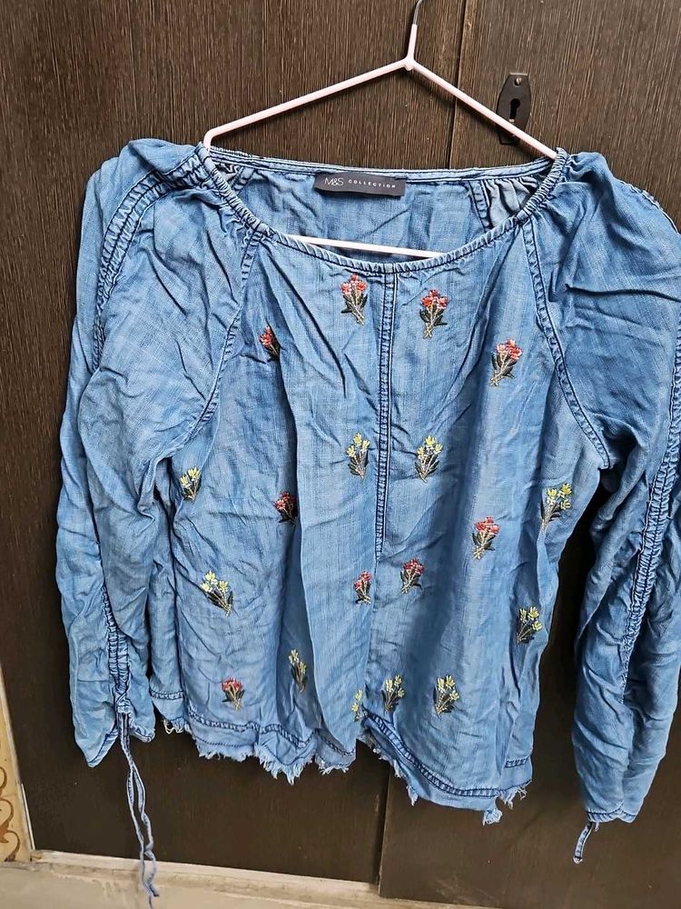 Stylish Denim Top