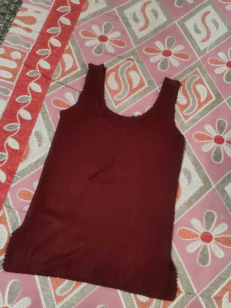 Maroon Inner Top