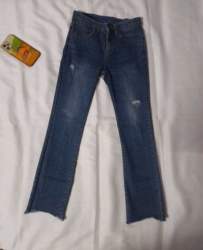 Blue Straight Fit Jean 👖 💙