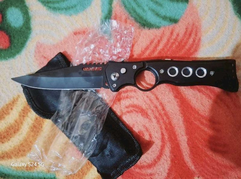 Black Button Knife For Vegetable Cutting