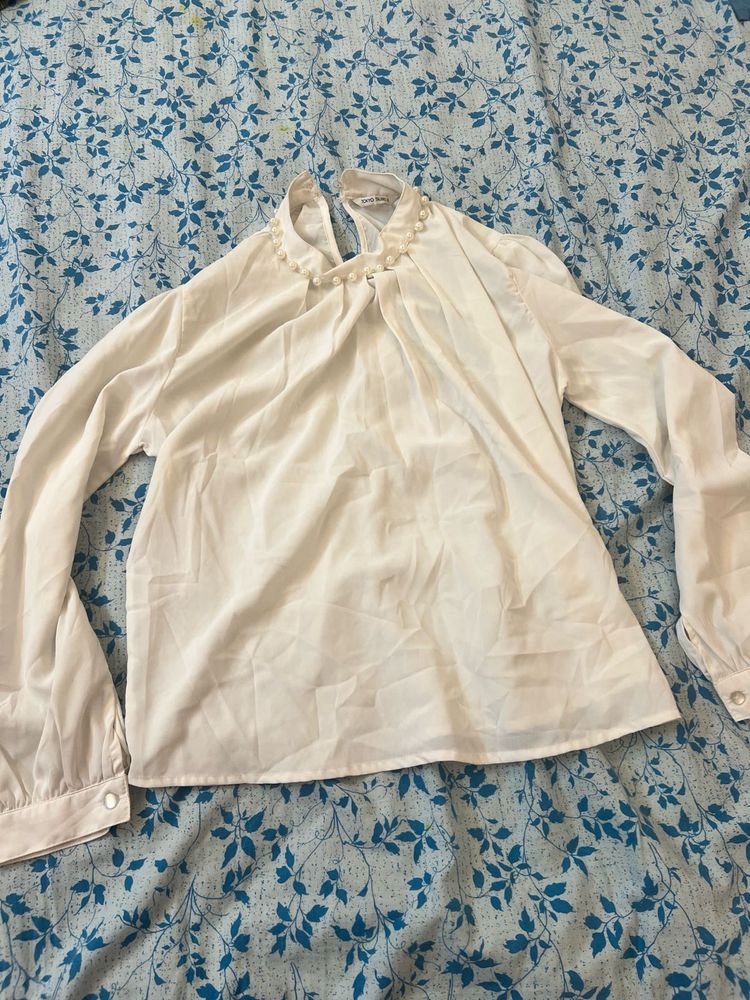 Elegant White Top - Tokyo Talkies