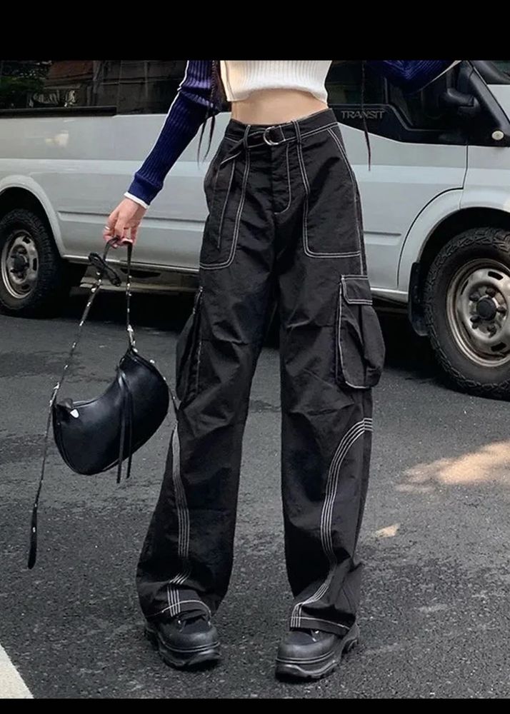 Black Cargo Pants