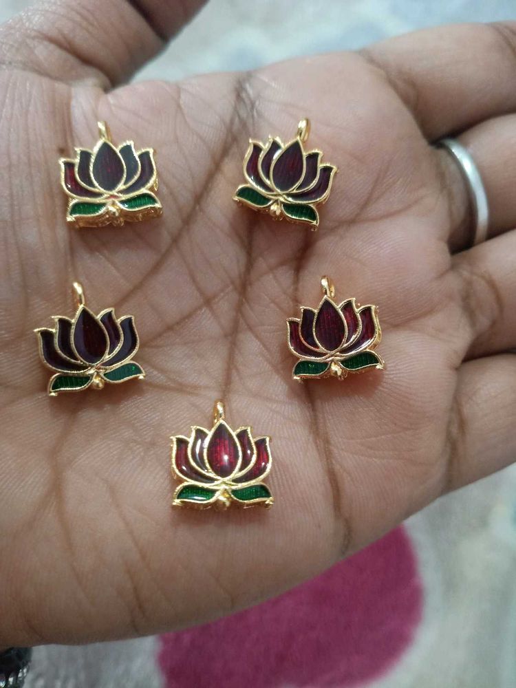 Lotus Pendants (Set of 5)