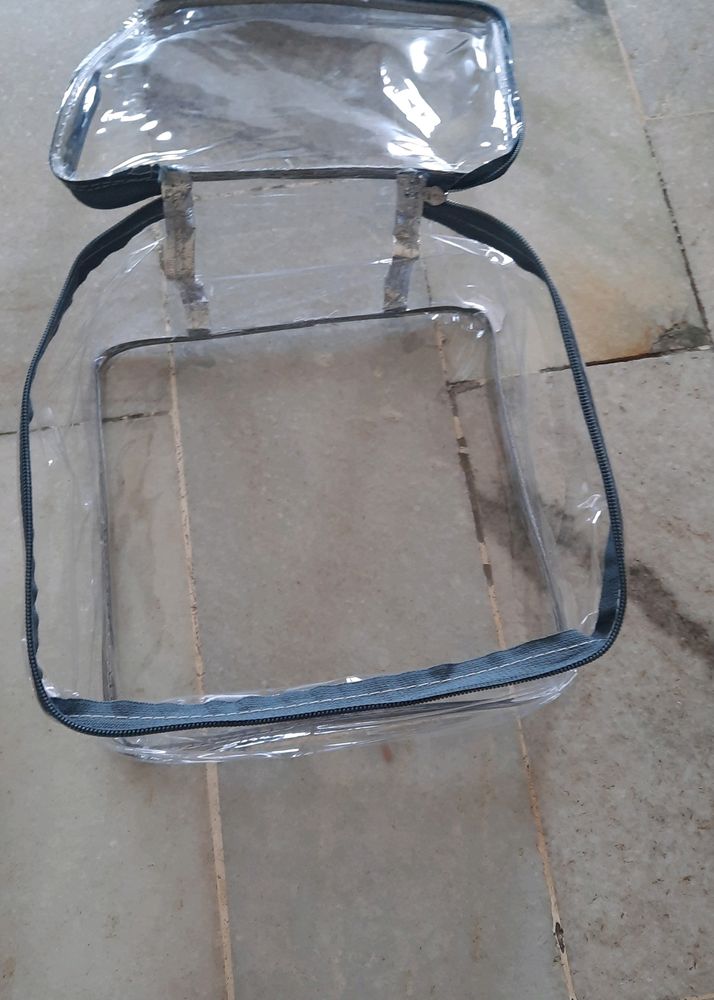 New ...Transperant Pouch .... Utility Box ....best Quality Plastic .....very Useful ...