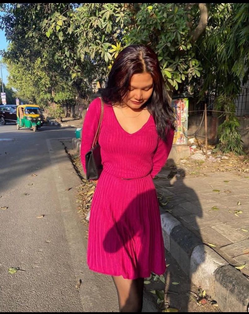 Short Purple Dress