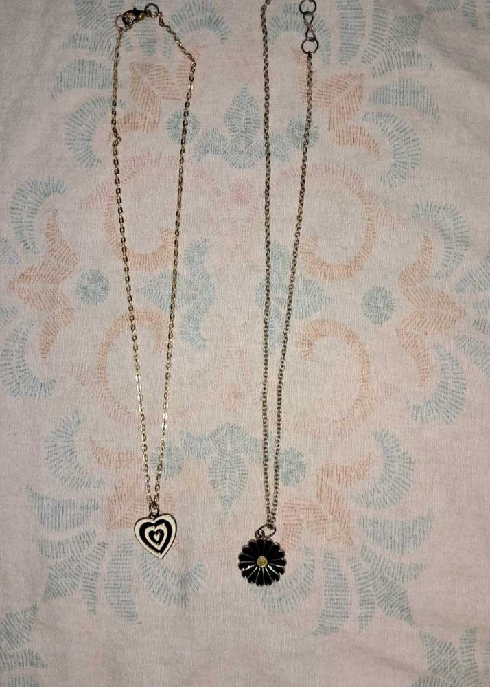 Two pendants and a choker