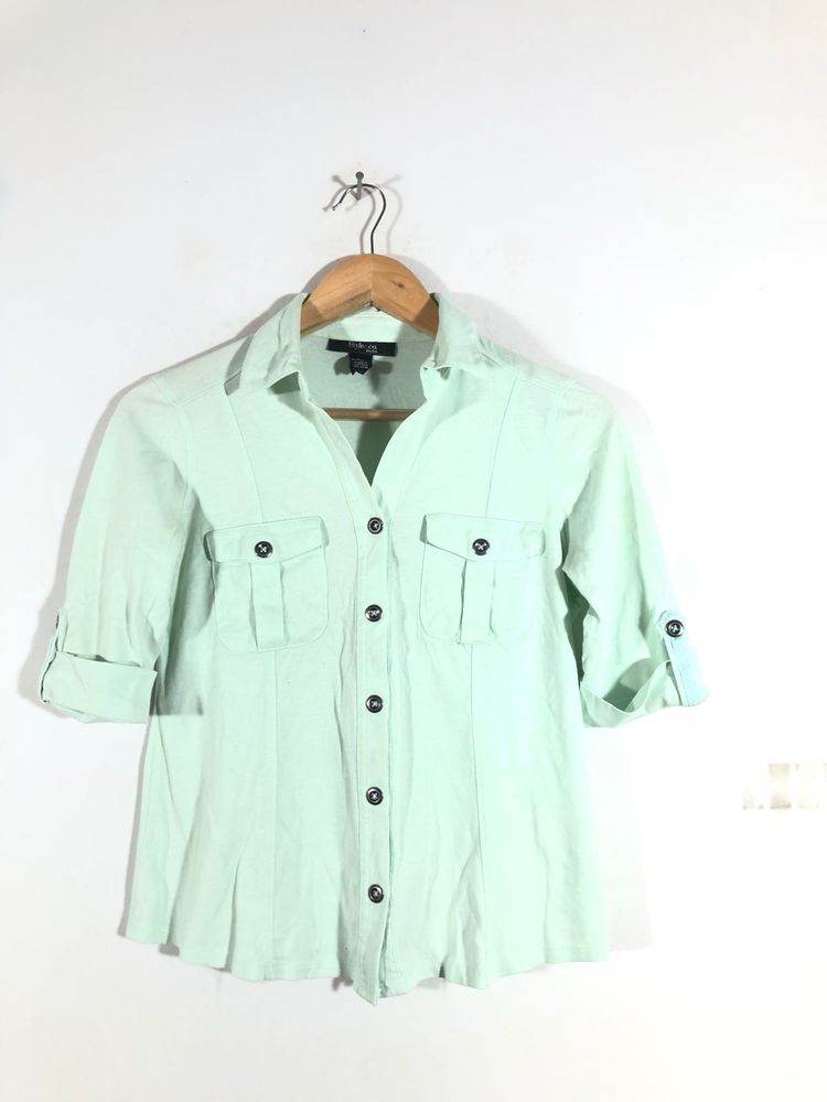 Sea Green Casual Shirt(Women’s)