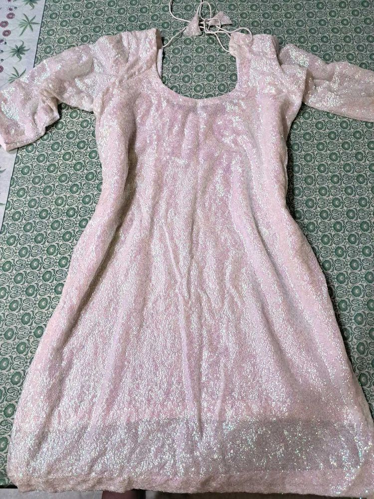 Water Sequins Suit Shirt For Plus size