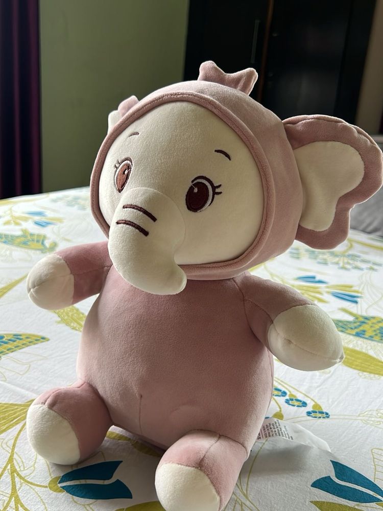 Miniso Cute Pink Elephant Plushie