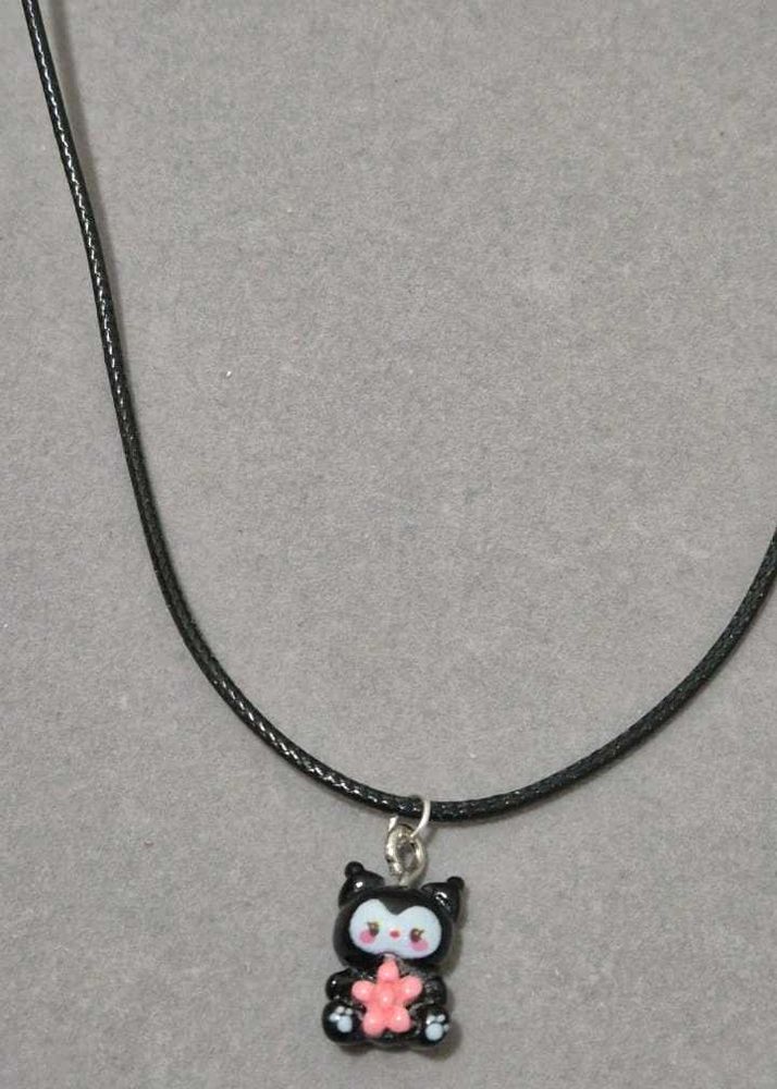 Resin Kuromi Charm Necklace
