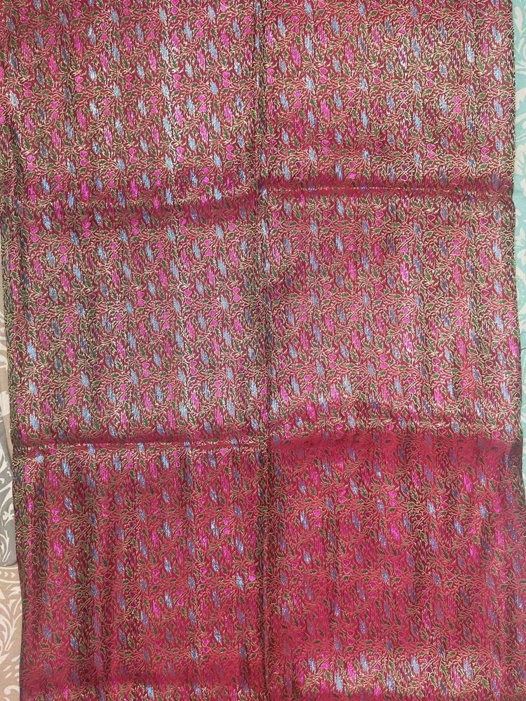 Heavy Work Purple Saree