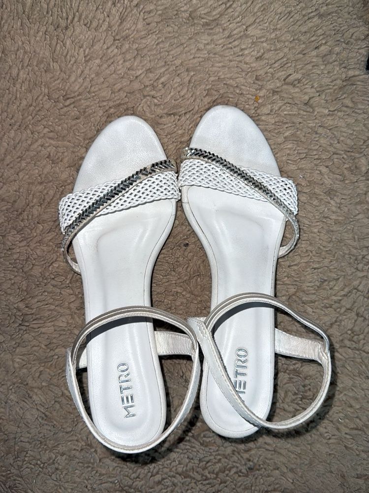 Elegant White heels