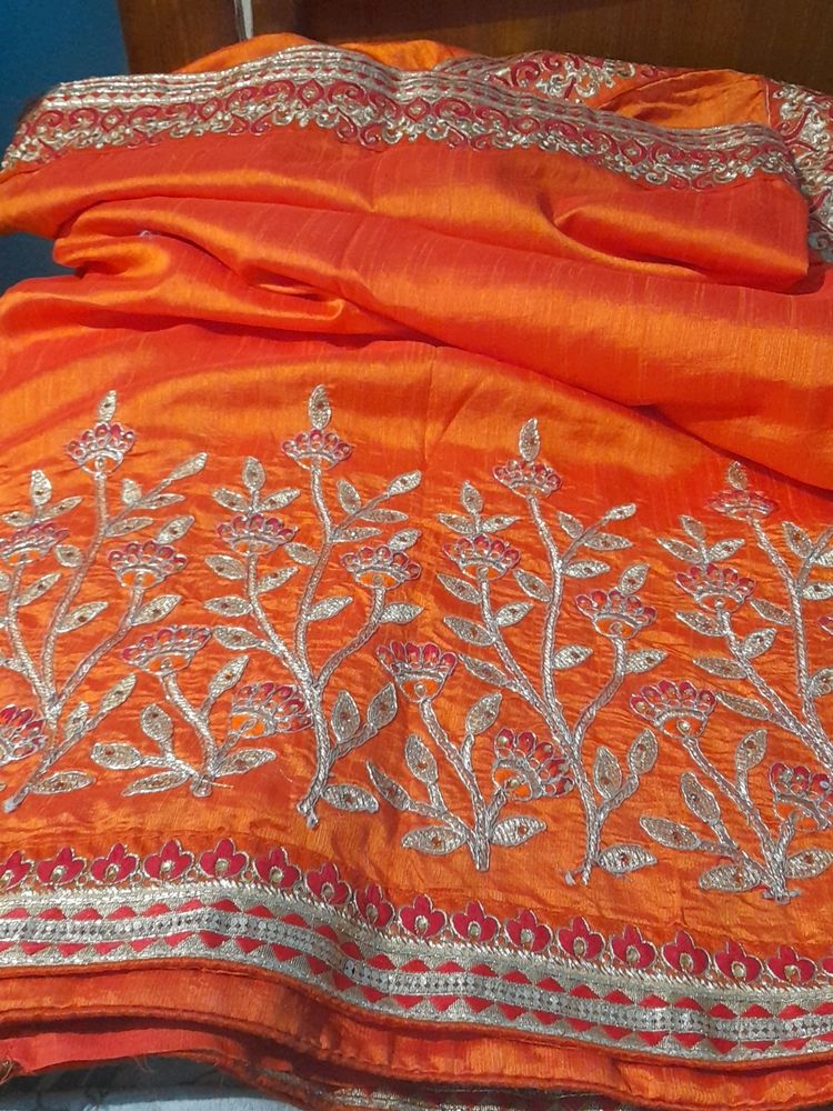 Design Embroidery Saree