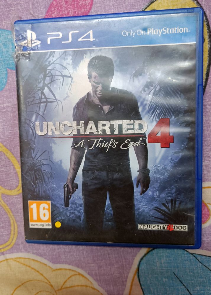 🎮 Uncharted 4: A Thief&#39;s End - PS4 CD 🎮
