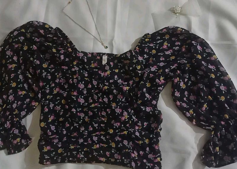 Floral Print Top