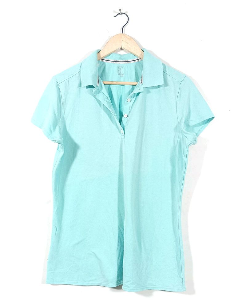 Cyan Blue T-Shirt (Women)