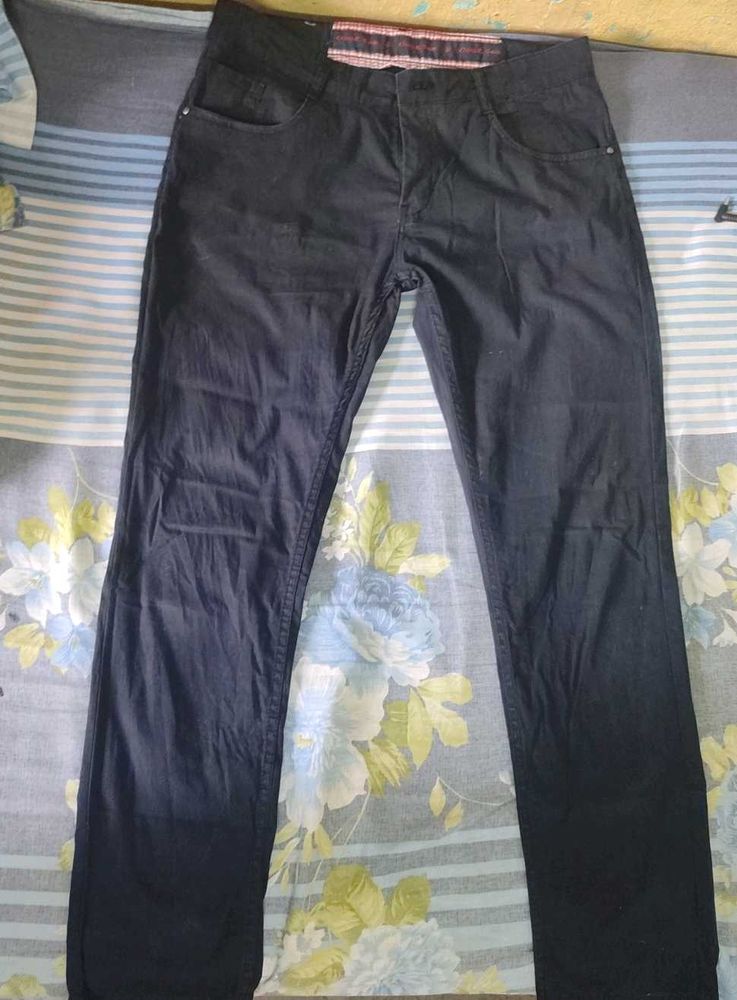 Men&#39;s Navy Blue Casual Pants