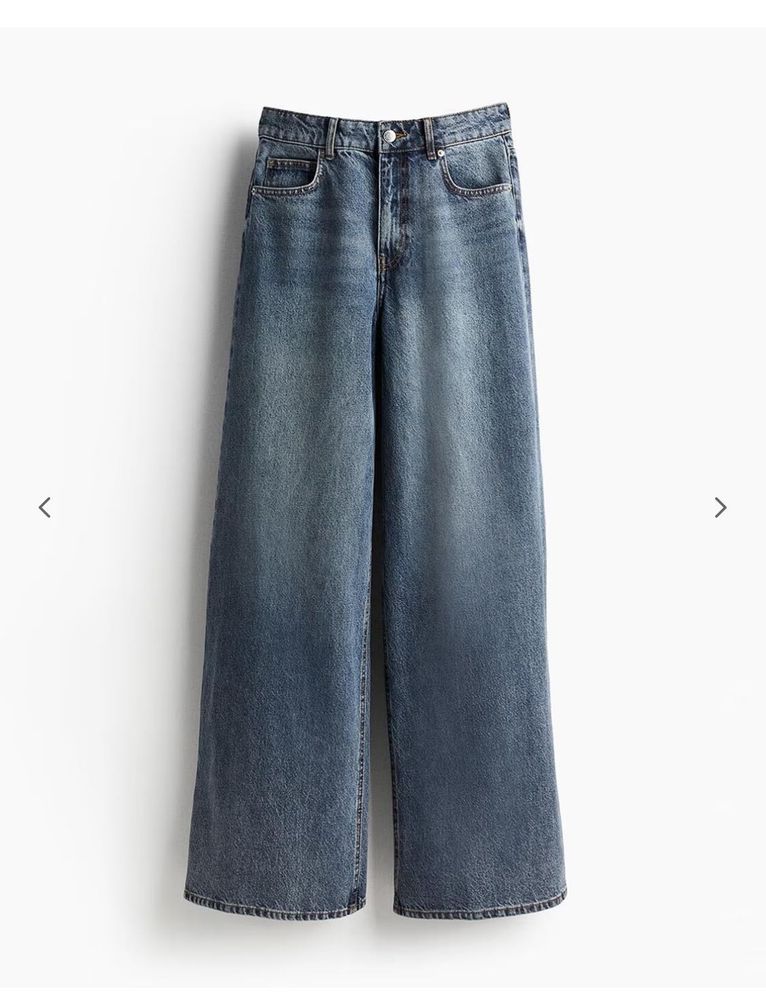H&amp;M Wide Leg Denim Jeans