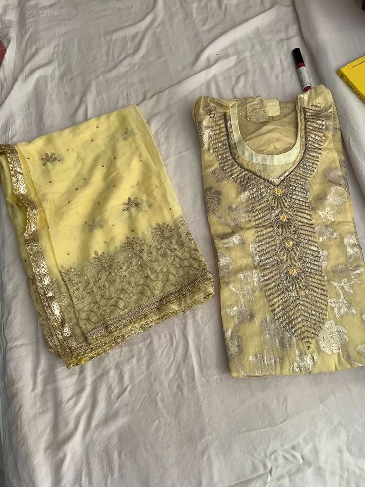 New Suit With Patiyala Salwar &amp; Dupatta
