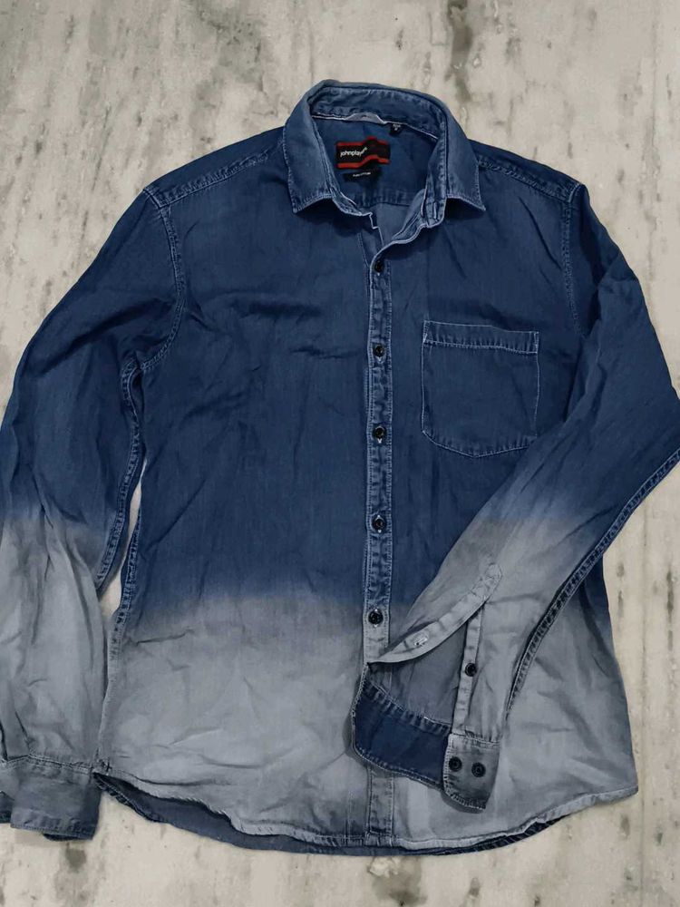John Player Denim Shirt - Stylish &amp; Comfortable