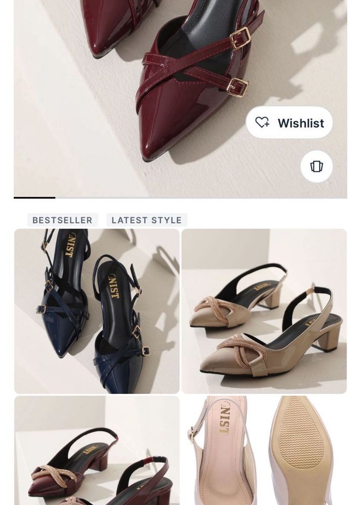 Elegant Maroon Heels