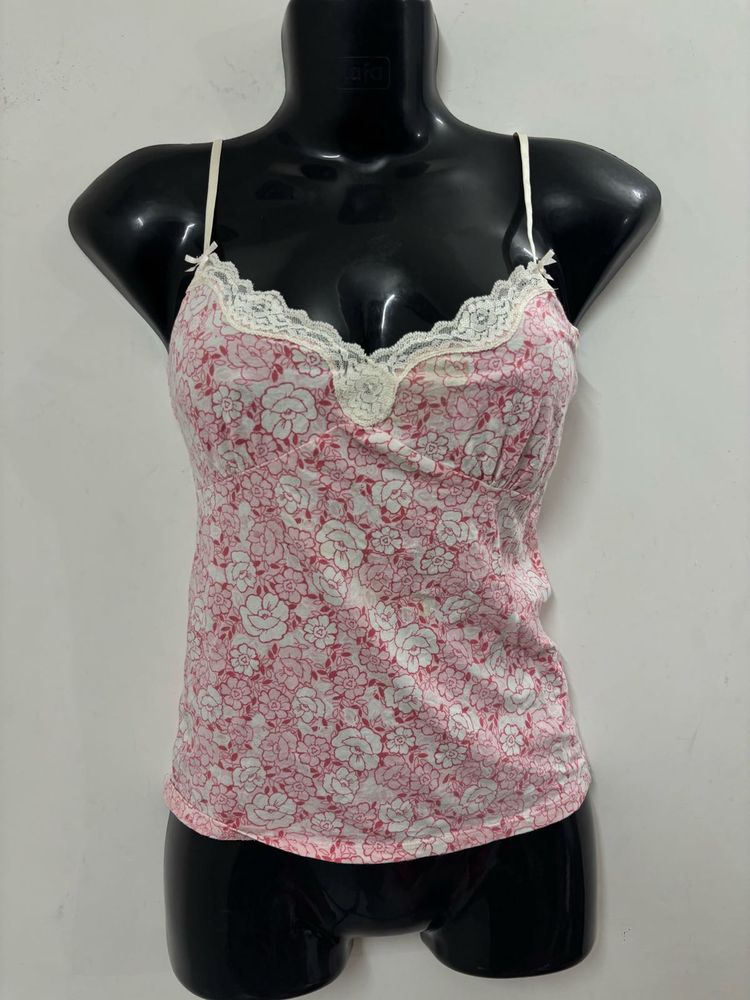 Floral Lace Cami Top