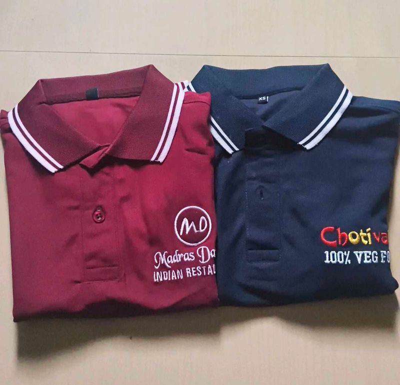 🆕Combo Restaurant Logo Polo Shirts