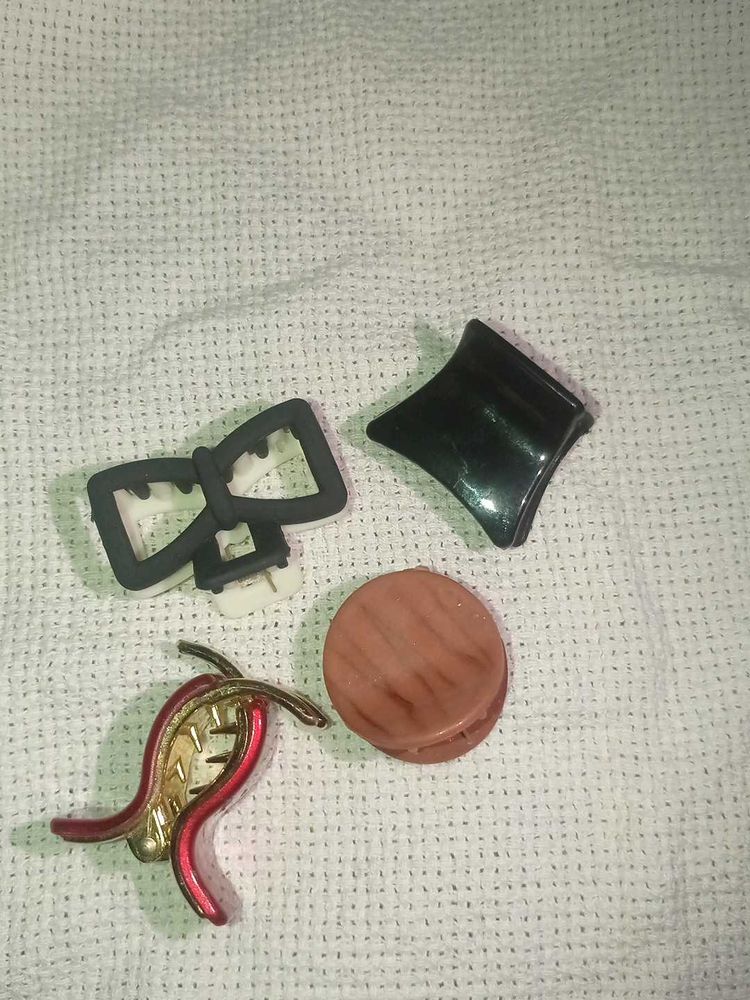 Hair Accessories Clutcher 4piece Combo Pack
