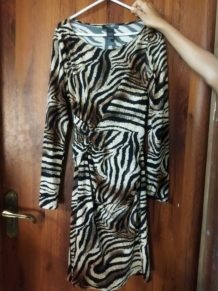 Cheetah Print Sexy Dress