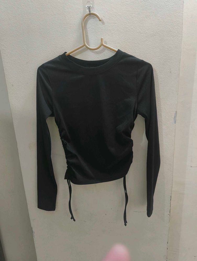 Black Long Sleeve Top :size small