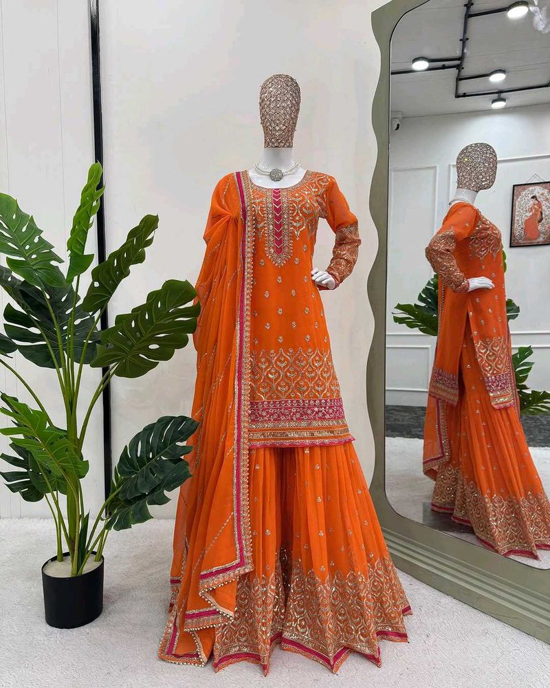 Top Sharara Dupatta Set 👌😍