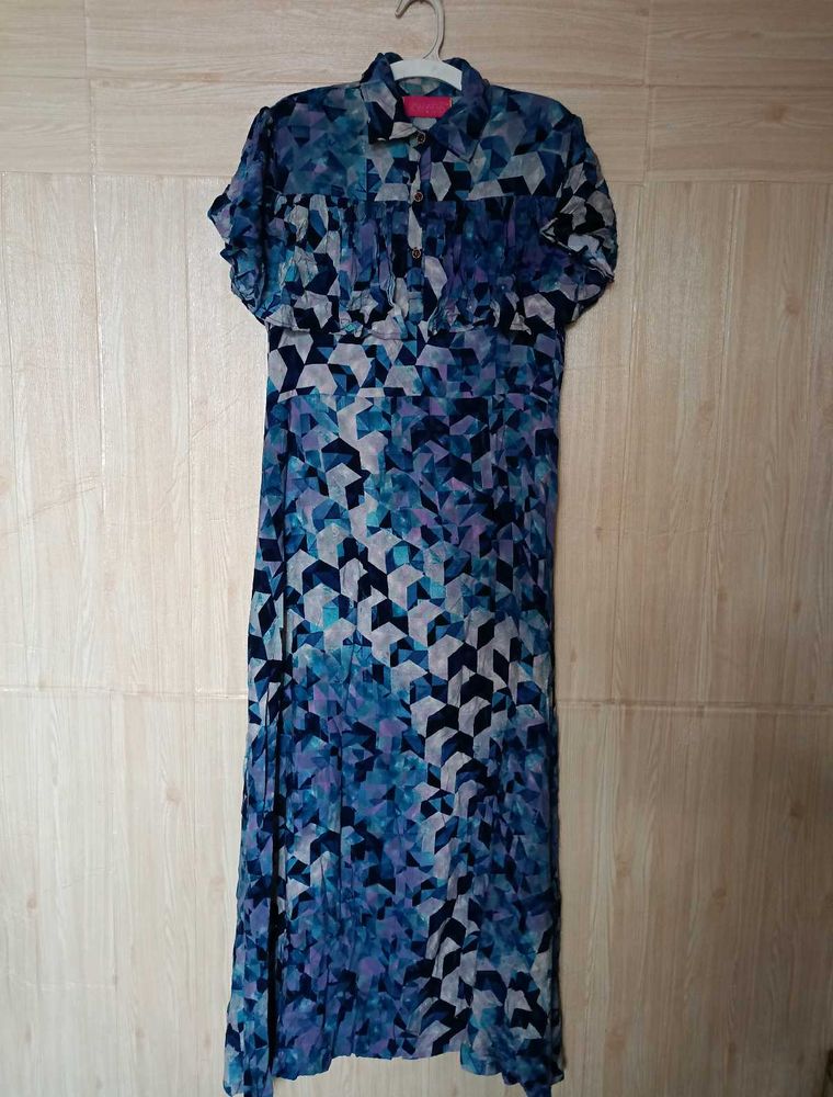 Blue Long Dress For Women