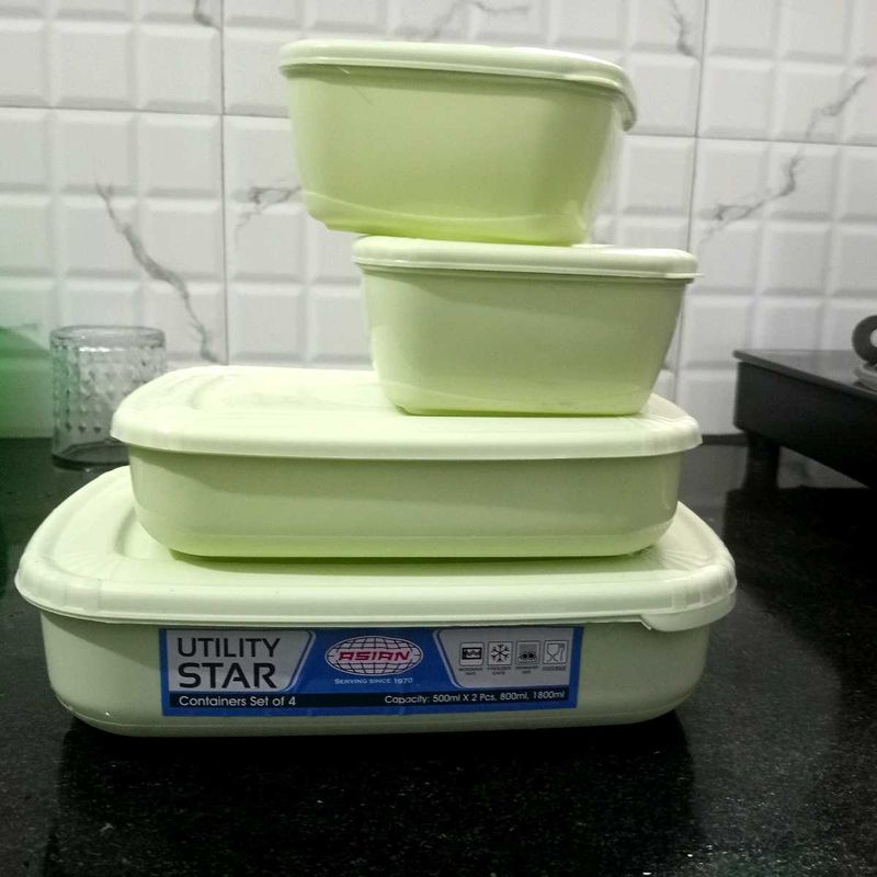 Solid Storege Box Pack Of 4
