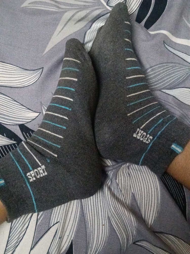 Sporty Striped Socks