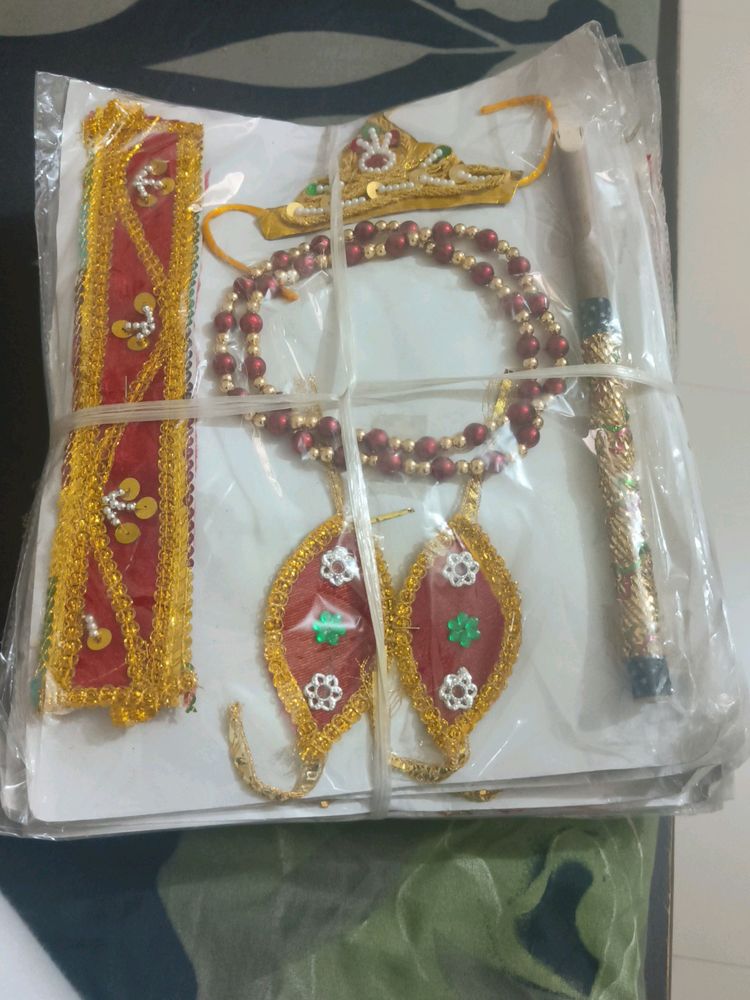 Kids Radha Krishna Shringar Set
