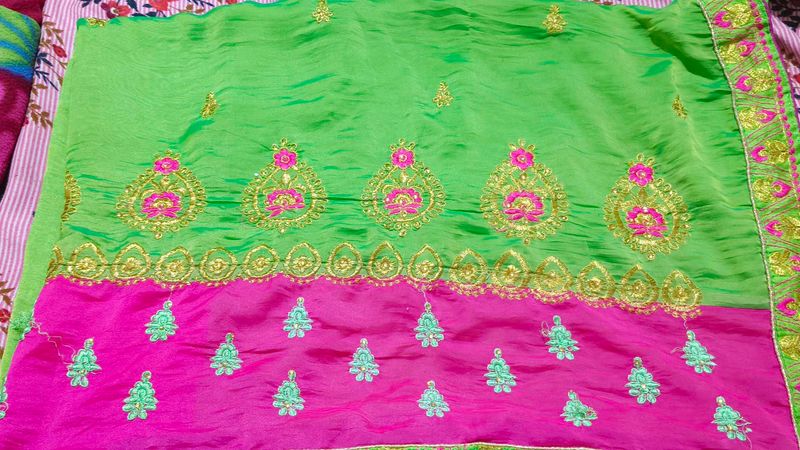 Double Colour Saree