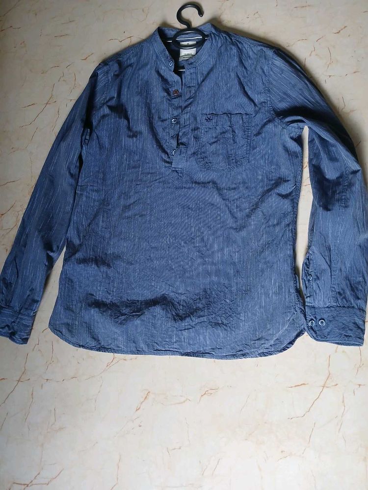 Slim Fit Medium Wrogn Shirt For Men