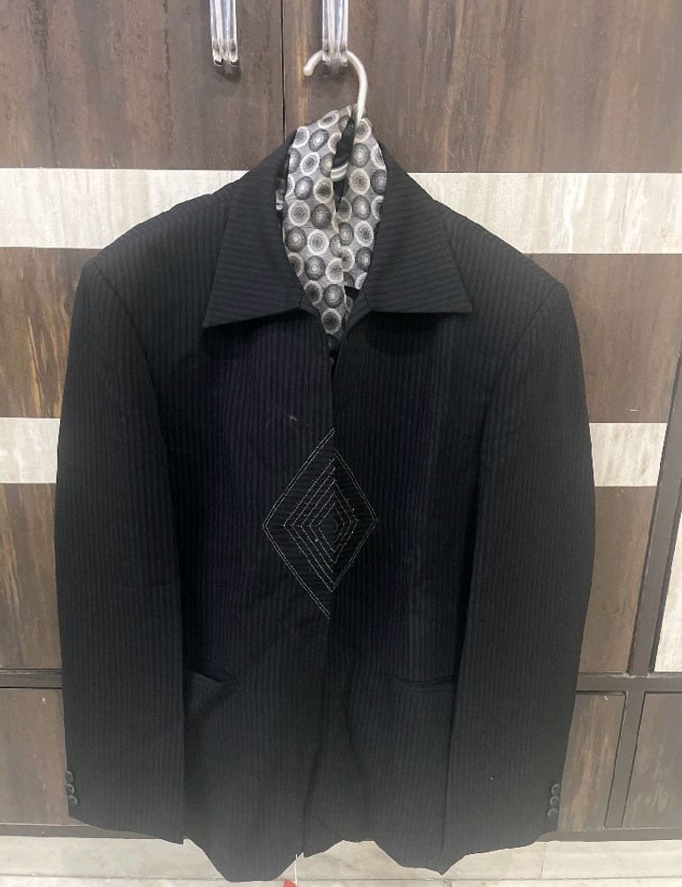 New Blazer Coat- Pant Set. Never Used