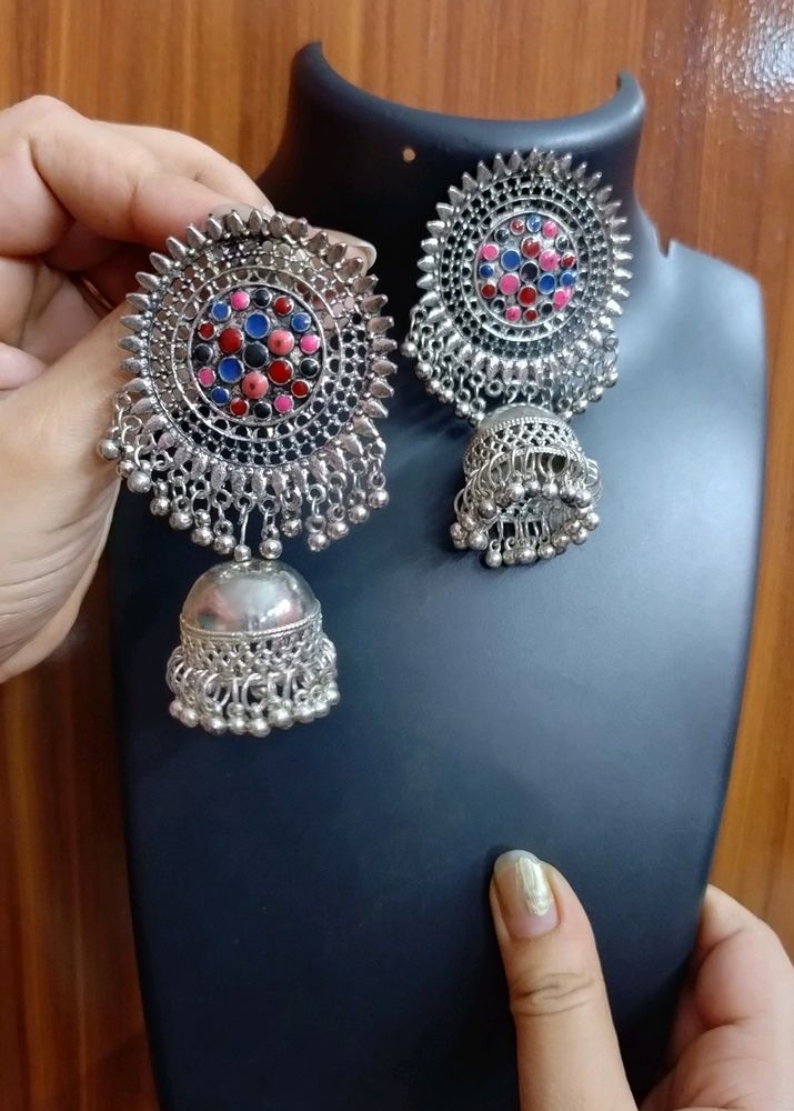 New Oxidised Earrings