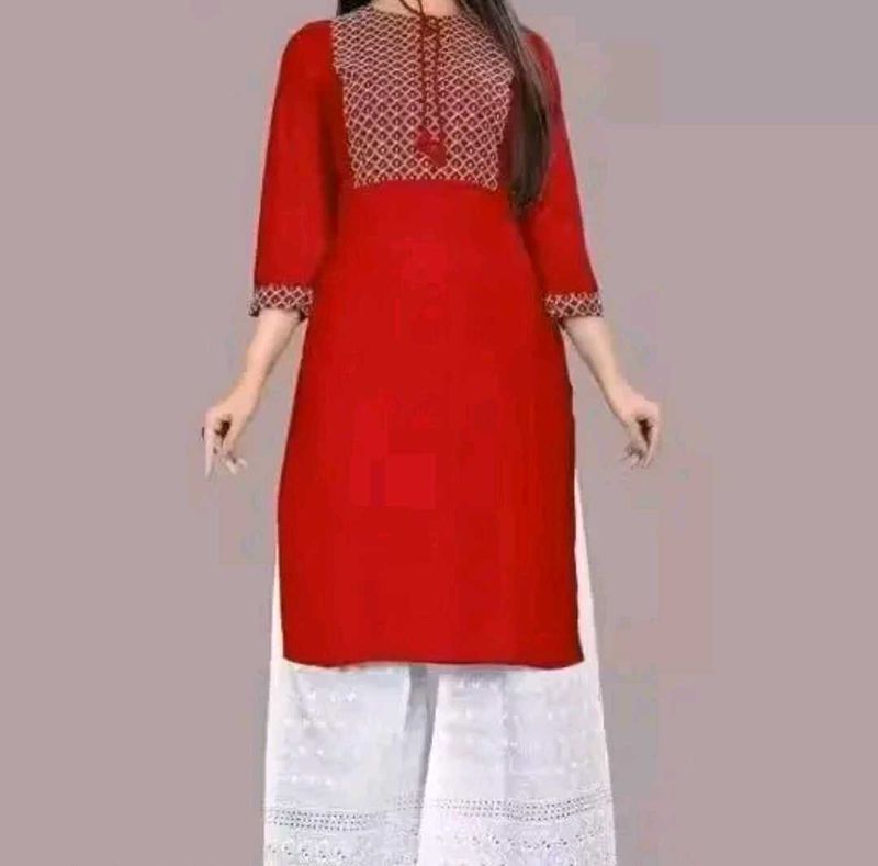 Red Kurti